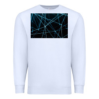 White network background Premium Sweatshirt - linhVisuals