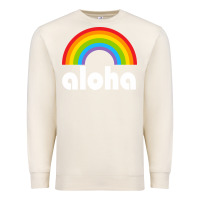 Sandshell Aloha Rainbow Hawaii 808 Island Hawaiian Premium Sweatshirt - linhVisuals