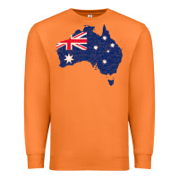 Carrot Australia Map Flag Drawing Line Art Premium Sweatshirt - linhVisuals