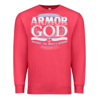 Cardinal armor of god bible verse scripture Premium Sweatshirt - linhVisuals