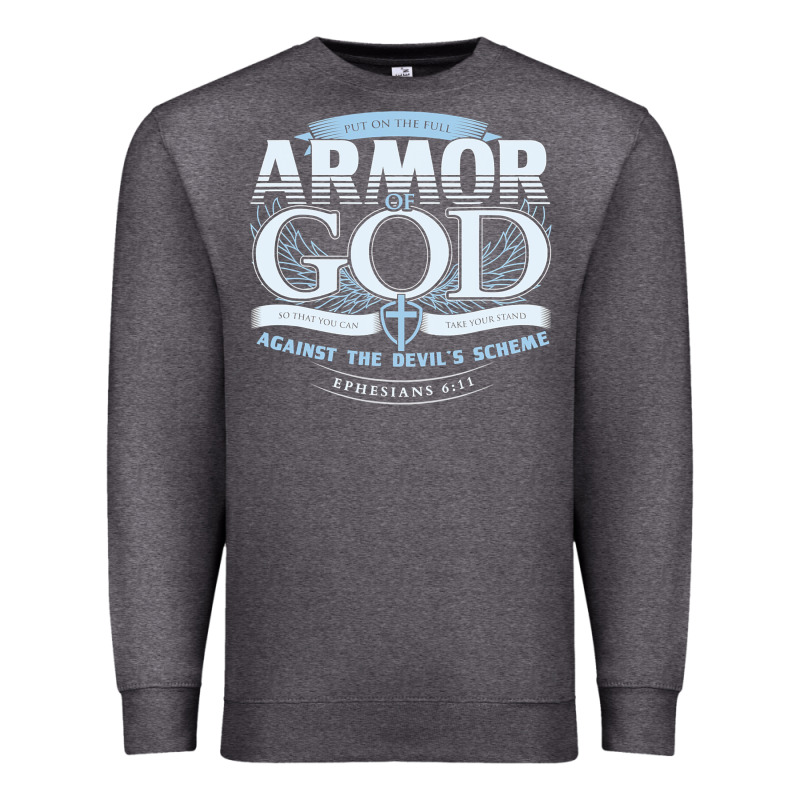 Armor Of God Bible Verse Scripture Premium Sweatshirt by linhVisuals | Teevron