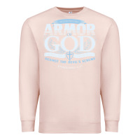 Pale Pink armor of god bible verse scripture Premium Sweatshirt - linhVisuals
