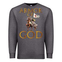 Charcoal Heather armor of god ephesians bible verse Premium Sweatshirt - linhVisuals