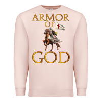 Pale Pink armor of god ephesians bible verse Premium Sweatshirt - linhVisuals