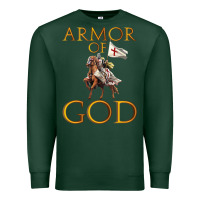 Sports Green armor of god ephesians bible verse Premium Sweatshirt - linhVisuals