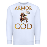 White armor of god ephesians bible verse Premium Sweatshirt - linhVisuals