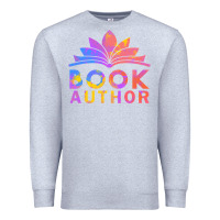 Heather Grey book author funny author book writing Premium Sweatshirt - linhVisuals