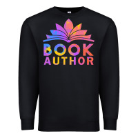 Black book author funny author book writing Premium Sweatshirt - linhVisuals