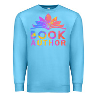 Ocean Blue book author funny author book writing Premium Sweatshirt - linhVisuals