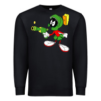 Black marvin the martian Premium Sweatshirt - linhVisuals