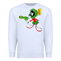 White marvin the martian Premium Sweatshirt - linhVisuals