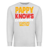 Dove Grey pappy knows everything Premium Sweatshirt - linhVisuals