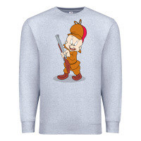 Heather Grey elmer fudd Premium Sweatshirt - linhVisuals
