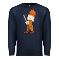 Navy elmer fudd Premium Sweatshirt - linhVisuals