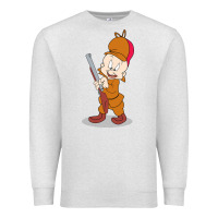 Oatmeal Heather elmer fudd Premium Sweatshirt - linhVisuals