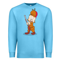 Ocean Blue elmer fudd Premium Sweatshirt - linhVisuals