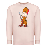 Pale Pink elmer fudd Premium Sweatshirt - linhVisuals