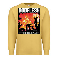 Antique Gold GODFLESH Streetcleaner Premium Sweatshirt - linhVisuals