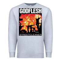 Heather Grey GODFLESH Streetcleaner Premium Sweatshirt - linhVisuals
