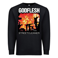 Black GODFLESH Streetcleaner Premium Sweatshirt - linhVisuals