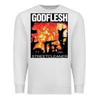 Oatmeal Heather GODFLESH Streetcleaner Premium Sweatshirt - linhVisuals