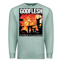 Seafoam GODFLESH Streetcleaner Premium Sweatshirt - linhVisuals