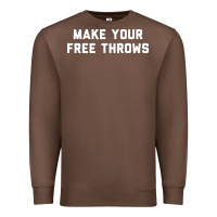 Chestnut make your free throws Premium Sweatshirt - linhVisuals