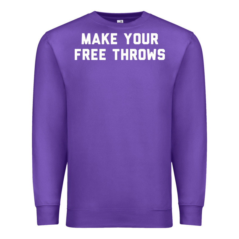 Make Your Free Throws Premium Sweatshirt by linhVisuals | Teevron