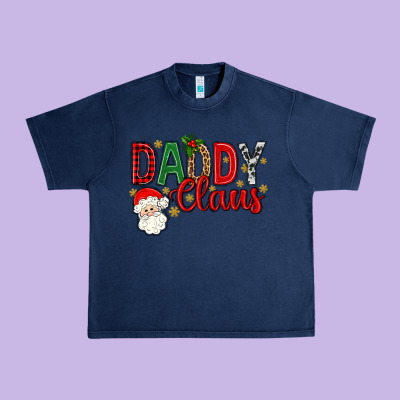 Western Daddy Claus Urban Heavy Tee Designed By Bundleandbundleshop