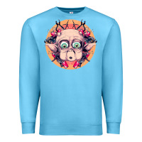 Ocean Blue mac Premium Sweatshirt - linhVisuals