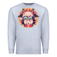 Heather Grey mac Premium Sweatshirt - linhVisuals