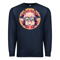Navy mac Premium Sweatshirt - linhVisuals