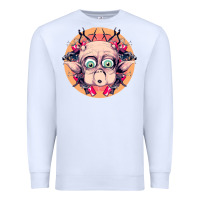 White mac Premium Sweatshirt - linhVisuals