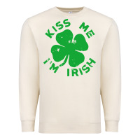 Sandshell kiss me im irish funny saint patrick day womens Premium Sweatshirt - linhVisuals