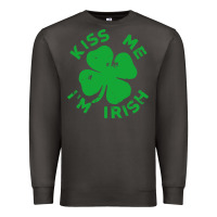Smoke kiss me im irish funny saint patrick day womens Premium Sweatshirt - linhVisuals