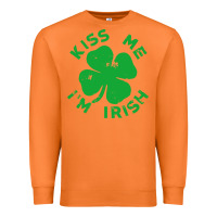 Carrot kiss me im irish funny saint patrick day womens Premium Sweatshirt - linhVisuals