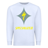 White Specialized Bikes Bicycle Premium Sweatshirt - linhVisuals