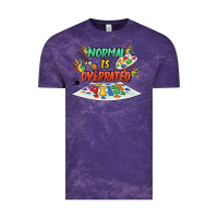 Cloud Purple Normal Is Overrated Vintage Tee - FaDigitalArtStudio