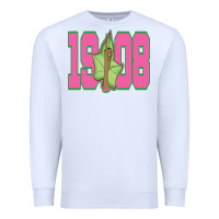 White aka 1908 Premium Sweatshirt - linhVisuals