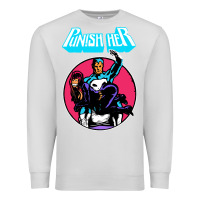 Dove Grey superhero punish her Premium Sweatshirt - linhVisuals
