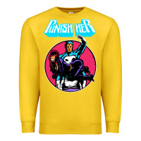 Lemon superhero punish her Premium Sweatshirt - linhVisuals