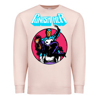 Pale Pink superhero punish her Premium Sweatshirt - linhVisuals