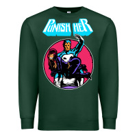 Sports Green superhero punish her Premium Sweatshirt - linhVisuals