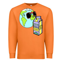 Carrot wrld drink Premium Sweatshirt - linhVisuals