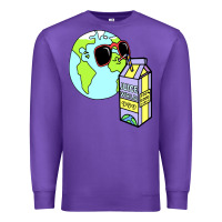 Purple wrld drink Premium Sweatshirt - linhVisuals