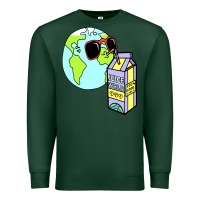 Sports Green wrld drink Premium Sweatshirt - linhVisuals