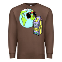Chestnut wrld drink Premium Sweatshirt - linhVisuals
