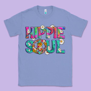 Hippie Soul With Tie Dye And Flowers Classic Tee Designed By Artiststas