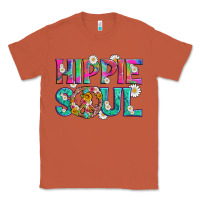 Copper hippie soul with tie dye and flowers Classic Tee - Artiststas