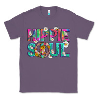 Lavender hippie soul with tie dye and flowers Classic Tee - Artiststas